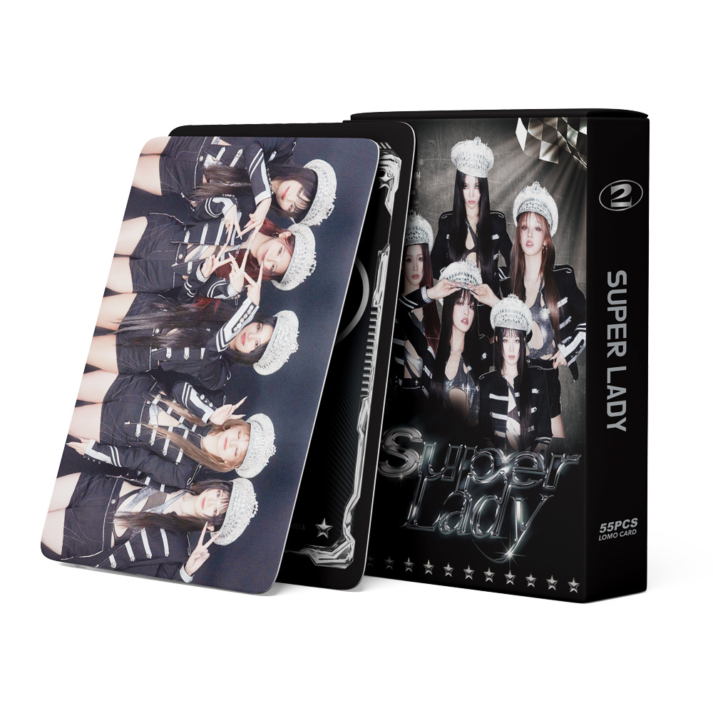 Variant (G)I-DLE-【2 Super lady】-LOMO卡