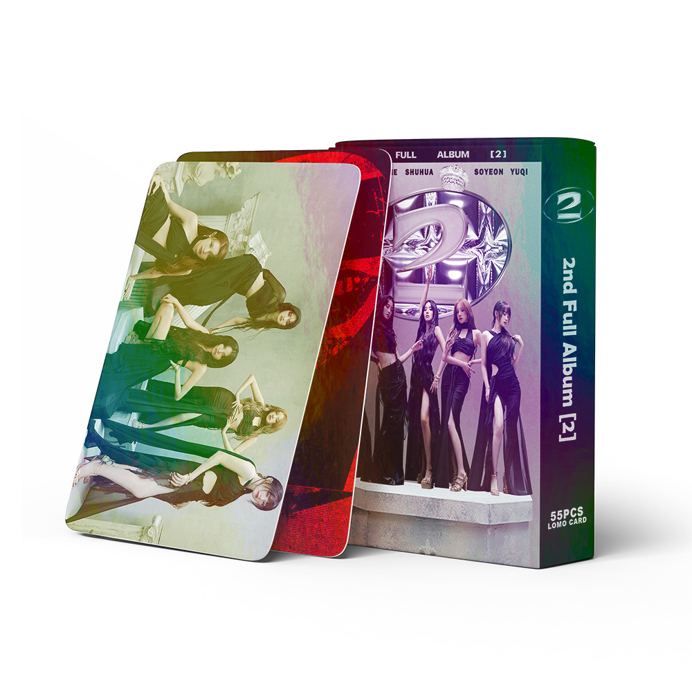 Variant 镭射款-(G)I-DLE-【2】-Lomo卡